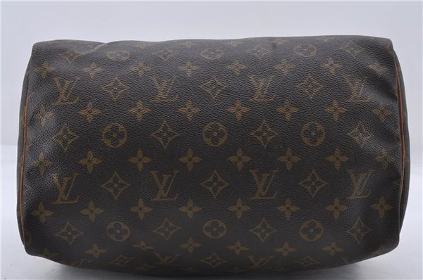 Authentic Louis Vuitton Monogram Speedy 30 Hand Boston Bag M41526 LV 4666D