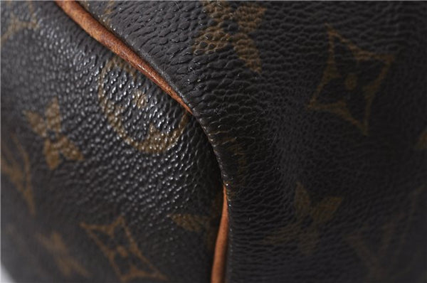 Authentic Louis Vuitton Monogram Speedy 30 Hand Boston Bag M41526 LV 4666D