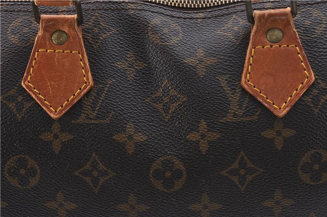 Authentic Louis Vuitton Monogram Speedy 30 Hand Boston Bag M41526 LV 4666D