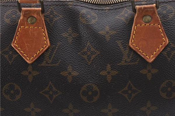 Authentic Louis Vuitton Monogram Speedy 30 Hand Boston Bag M41526 LV 4666D