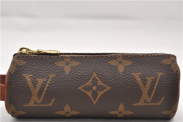 Authentic Louis Vuitton Monogram Etui 3 Golf Ball Case M58249 LV 4667E