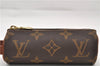 Authentic Louis Vuitton Monogram Etui 3 Golf Ball Case M58249 LV 4667E