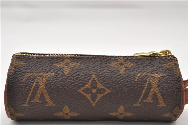 Authentic Louis Vuitton Monogram Etui 3 Golf Ball Case M58249 LV 4667E