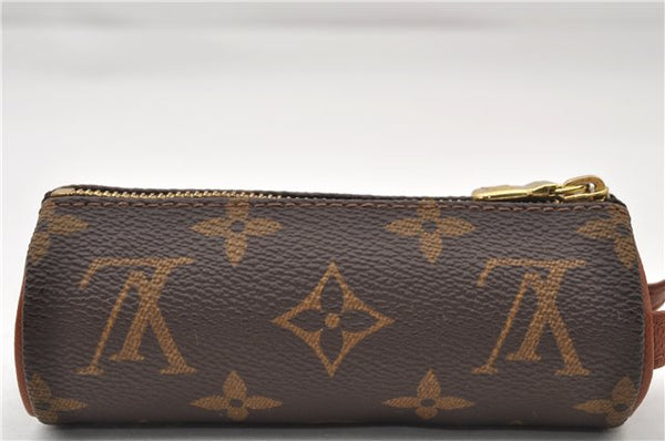 Authentic Louis Vuitton Monogram Etui 3 Golf Ball Case M58249 LV 4667E