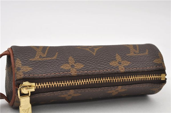 Authentic Louis Vuitton Monogram Etui 3 Golf Ball Case M58249 LV 4667E