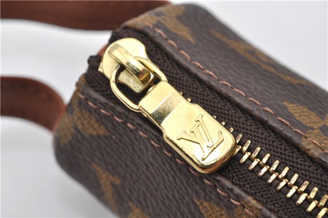 Authentic Louis Vuitton Monogram Etui 3 Golf Ball Case M58249 LV 4667E