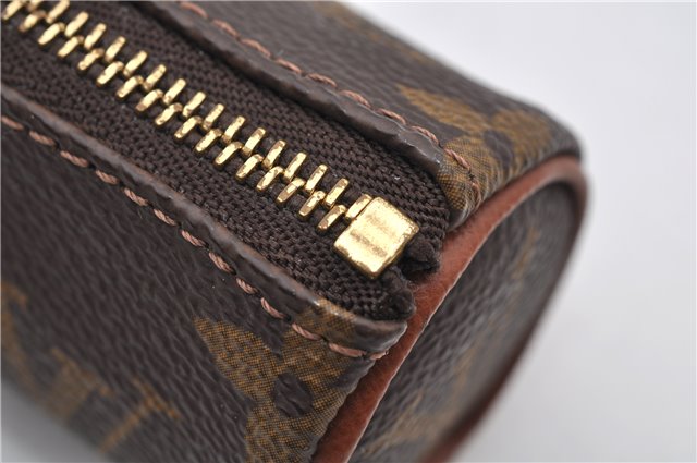 Authentic Louis Vuitton Monogram Etui 3 Golf Ball Case M58249 LV 4667E