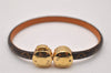 Authentic Louis Vuitton Monogram Bracelet Historic Mini M6407F LV 4667I