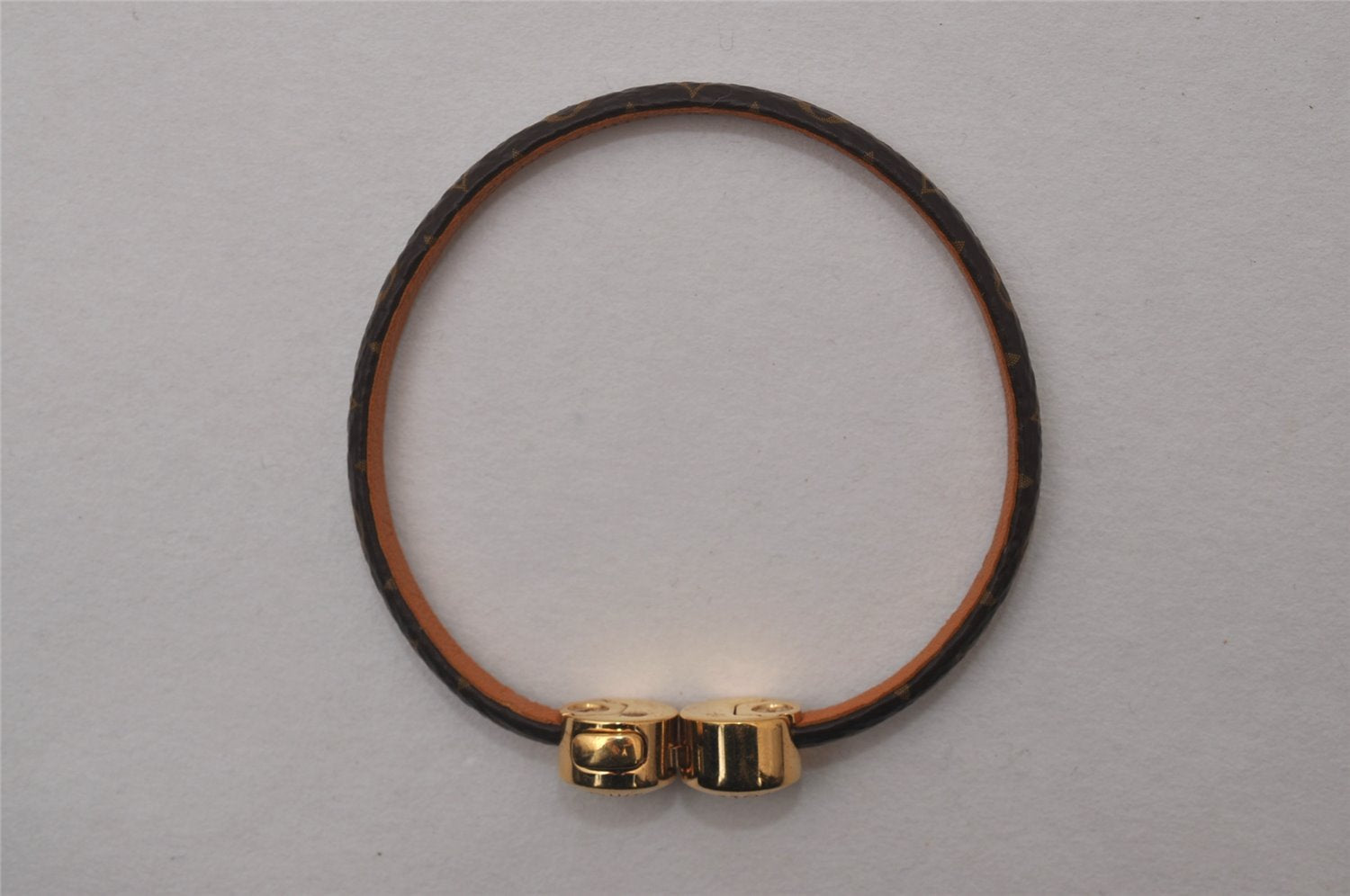 Authentic Louis Vuitton Monogram Bracelet Historic Mini M6407F LV 4667I