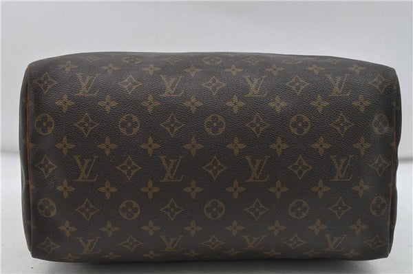 Authentic Louis Vuitton Monogram Speedy 35 Hand Boston Bag M41524 LV 4669D