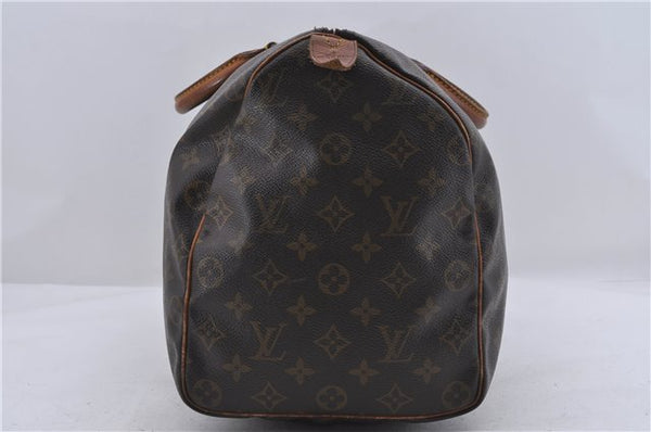 Authentic Louis Vuitton Monogram Speedy 40 Hand Boston Bag M41522 LV 4671D