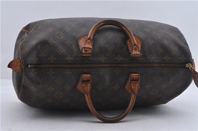 Authentic Louis Vuitton Monogram Speedy 40 Hand Boston Bag M41522 LV 4671D