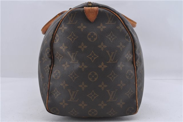 Authentic Louis Vuitton Monogram Speedy 40 Hand Boston Bag M41522 LV 4672D