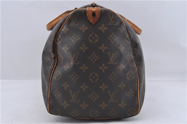 Authentic Louis Vuitton Monogram Speedy 40 Hand Boston Bag M41522 LV 4672D