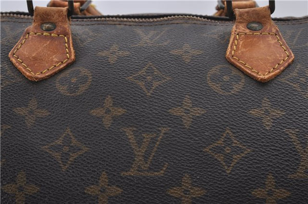 Authentic Louis Vuitton Monogram Speedy 40 Hand Boston Bag M41522 LV 4672D