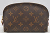 Authentic Louis Vuitton Monogram Pochette Cosmetic Pouch M47515 LV 4672I