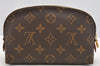 Authentic Louis Vuitton Monogram Pochette Cosmetic Pouch M47515 LV 4672I