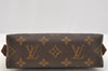 Authentic Louis Vuitton Monogram Pochette Cosmetic Pouch M47515 LV 4672I