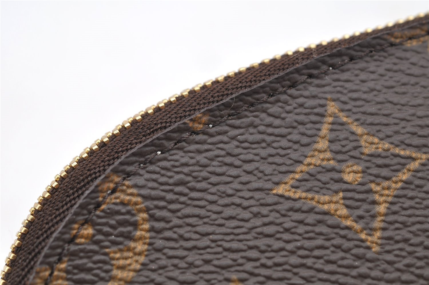 Authentic Louis Vuitton Monogram Pochette Cosmetic Pouch M47515 LV 4672I