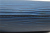 Authentic LOUIS VUITTON Epi Arts Deco Clutch Bag Blue M52635 LV 4673C