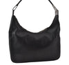 Authentic GUCCI Vintage Shoulder Bag Purse Leather 0013811 Black 4673I