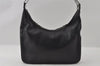 Authentic GUCCI Vintage Shoulder Bag Purse Leather 0013811 Black 4673I