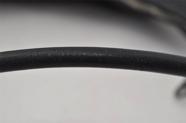 Authentic GUCCI Vintage Shoulder Bag Purse Leather 0013811 Black 4673I