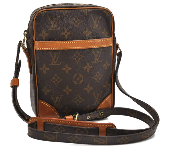 Authentic Louis Vuitton Monogram Danube Shoulder Cross Body Bag M45266 LV 4674D