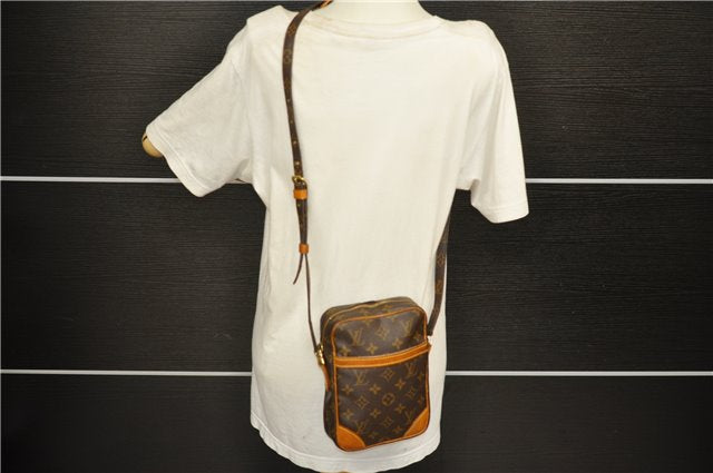 Authentic Louis Vuitton Monogram Danube Shoulder Cross Body Bag M45266 LV 4675D
