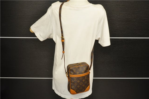 Authentic Louis Vuitton Monogram Danube Shoulder Cross Body Bag M45266 LV 4675D