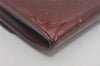 Authentic Louis Vuitton Vernis Portefeuille Sarah Wallet Purple M93577 LV 4675I