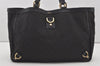 Authentic GUCCI Abbey Shoulder Tote Bag GG Canvas Leather 141472 Black 4676I