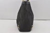 Authentic GUCCI Abbey Shoulder Tote Bag GG Canvas Leather 141472 Black 4676I