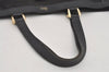 Authentic GUCCI Abbey Shoulder Tote Bag GG Canvas Leather 141472 Black 4676I