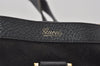 Authentic GUCCI Abbey Shoulder Tote Bag GG Canvas Leather 141472 Black 4676I
