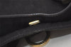 Authentic GUCCI Abbey Shoulder Tote Bag GG Canvas Leather 141472 Black 4676I