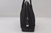 Authentic PRADA Vintage Tweed Leather Shoulder Tote Bag Black 4677I