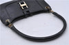 Authentic GUCCI Hand Bag Purse Leather 0050817 Black 4678C