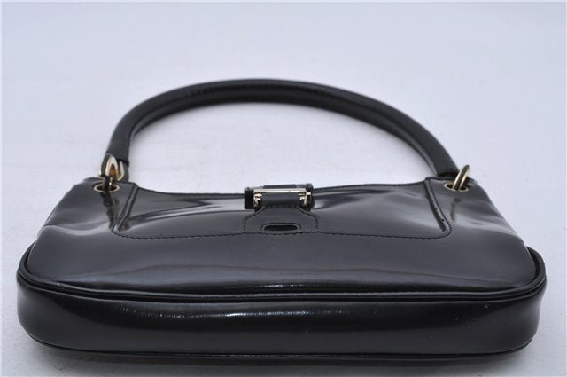 Authentic GUCCI Hand Bag Purse Leather 0050817 Black 4678C