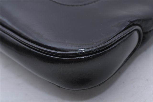 Authentic GUCCI Hand Bag Purse Leather 0050817 Black 4678C