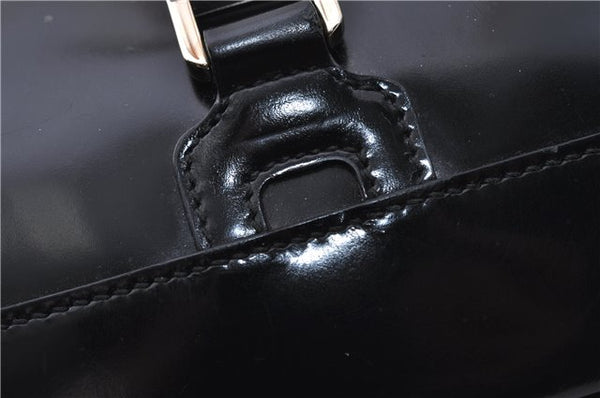 Authentic GUCCI Hand Bag Purse Leather 0050817 Black 4678C