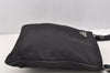 Authentic PRADA TESSUTO SAFFI Nylon Leather Shoulder Bag VA0053 Black 4678I