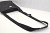 Authentic PRADA TESSUTO SAFFI Nylon Leather Shoulder Bag VA0053 Black 4678I