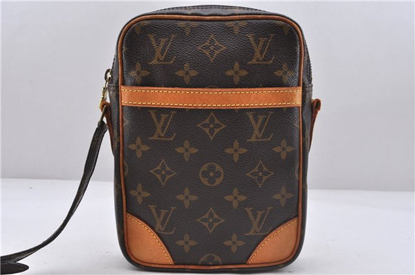 Authentic Louis Vuitton Monogram Danube Shoulder Cross Bag M45266 LV Junk 4680D