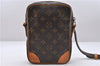 Authentic Louis Vuitton Monogram Danube Shoulder Cross Bag M45266 LV Junk 4680D