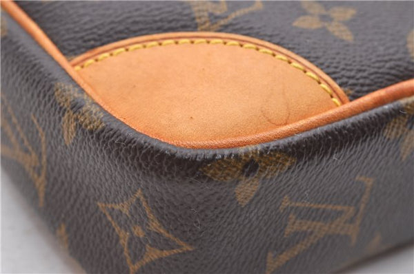 Authentic Louis Vuitton Monogram Danube Shoulder Cross Bag M45266 LV Junk 4680D