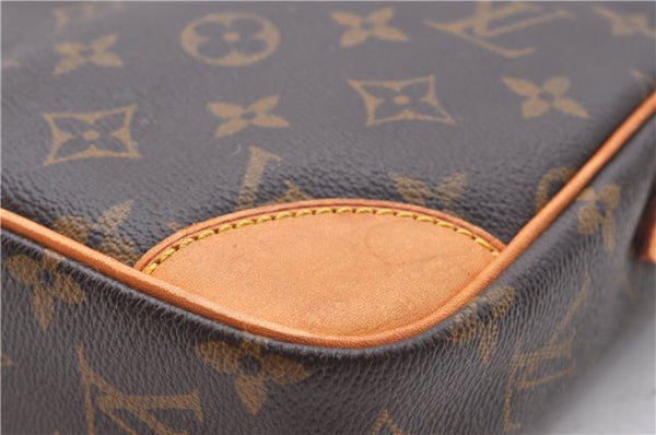 Authentic Louis Vuitton Monogram Danube Shoulder Cross Bag M45266 LV Junk 4680D