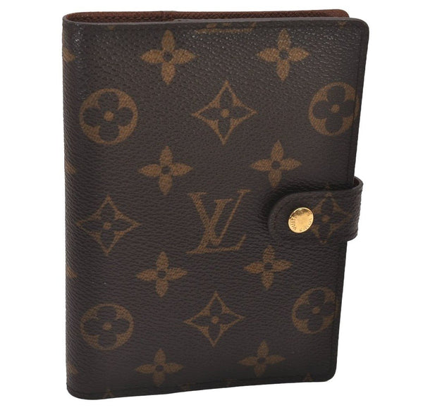 Authentic Louis Vuitton Monogram Agenda PM Notebook Cover R20005 LV 4680I