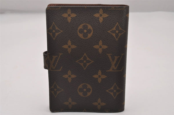 Authentic Louis Vuitton Monogram Agenda PM Notebook Cover R20005 LV 4680I
