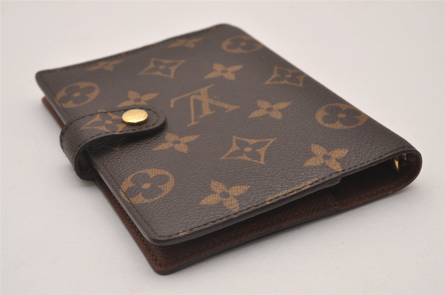 Authentic Louis Vuitton Monogram Agenda PM Notebook Cover R20005 LV 4680I